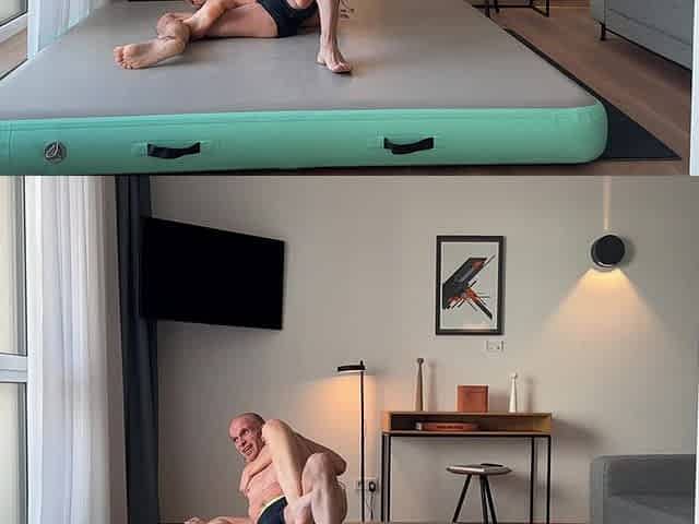 Mixed Wrestling with Strong Man