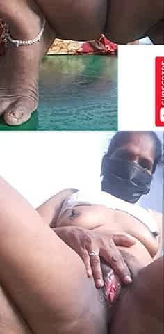 Village Aunty Video Call with White Inner