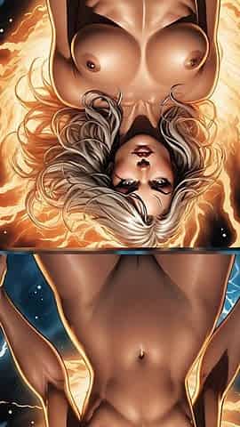 Nude Thunder Gale Electric Flare Slideshow