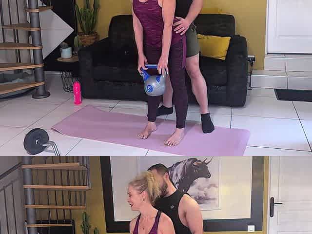 A 55-year-old Cougar Gets by Her Sports Teacher!