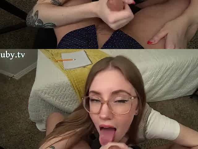 Pov College Nerd Emma Ruby Fucks You For The Answers