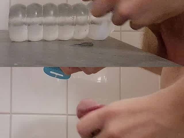 Screwing my fleshlight and groaning in swedish