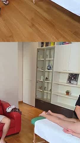 Hard Rough Threesome with My Boyfriend and My Masseur