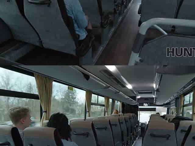 He gets lucky fucking her on the bus