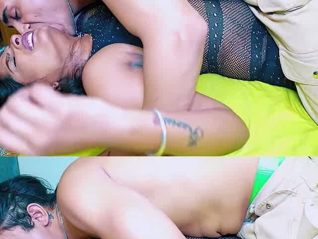 Romantic Sexy Couple Enjoyed Their Honeymoon In Public Place