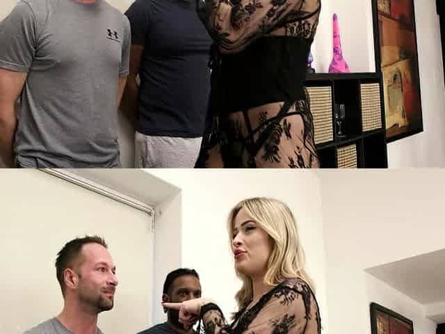 Glam blonde ass cumshot after hardcore anal