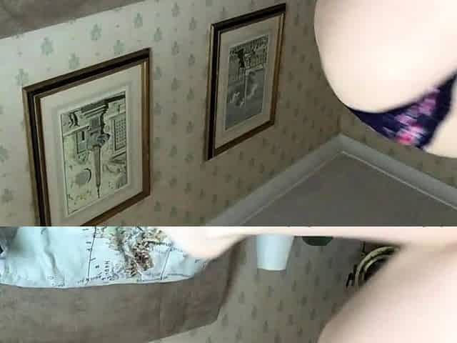 Small titted brunette amateur anal nailed at home