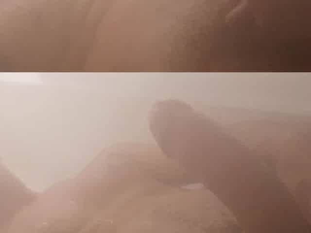 Steamy shower slowly speed stroking..