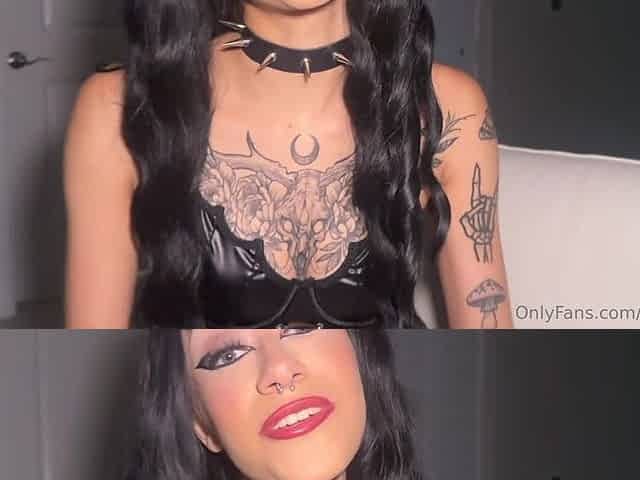 Briella Coley Goth Step Sister Intercourse Ritual 2 - Sucking cock