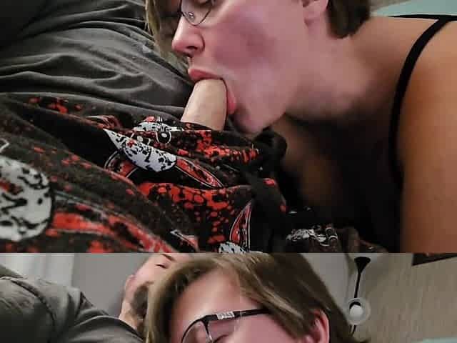 Blowjob on Couch
