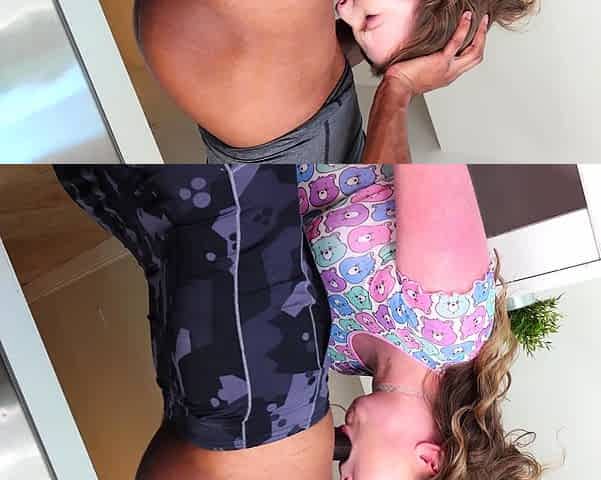 Amateur ebony big cock fucking and facial finale