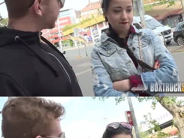 Beautiful Taissia Show Off Her Cocksucking Skills In Public