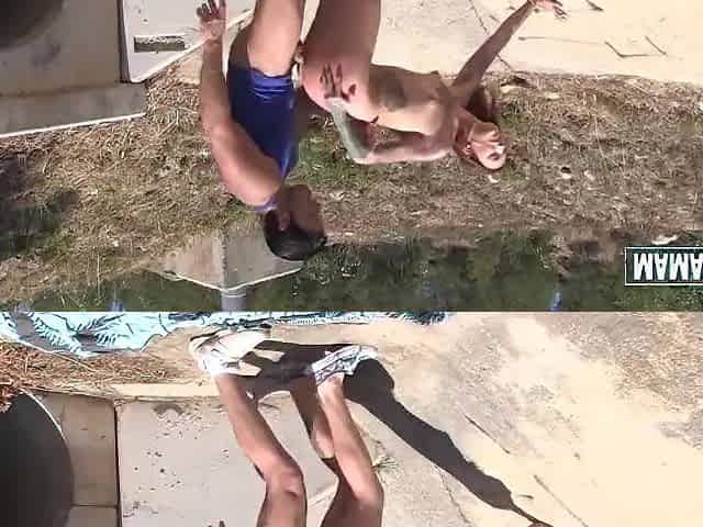 I Climbed on His Rod in the Open Air and Drilled Him Untill My Legs Shook