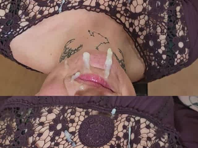 Carpark Blowjob & Shop Cum Walk