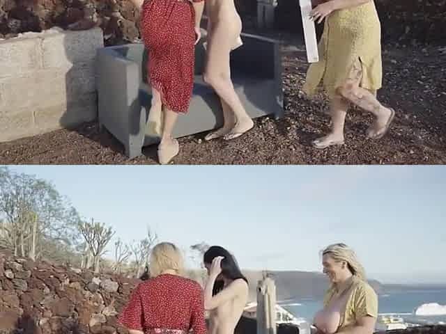Lesbian Matures Foursome Group Sex Outdoor