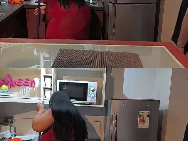 What are u doing? My spouse isn't home and my stepson is screwing me in the kitchen - My Dream 057