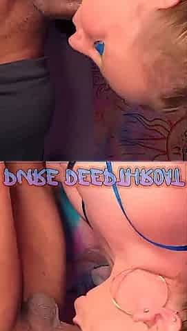 Blonde Milf Swallows Bbc ( )