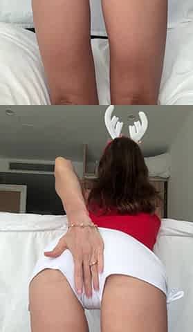 Solo Christmas Masturbation Fun