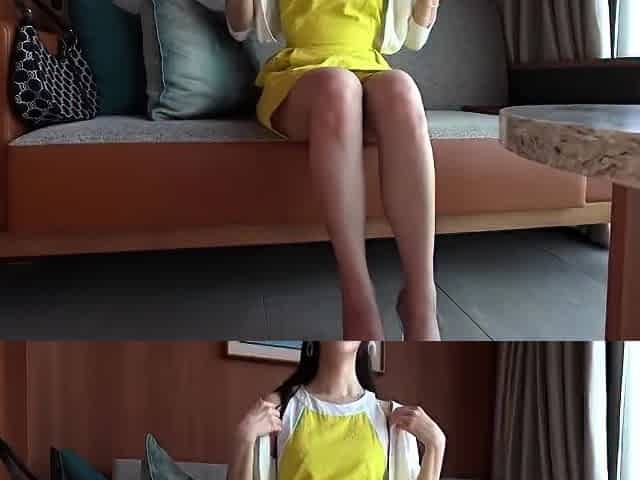 Small tit GF gives POV blowjob on my denim