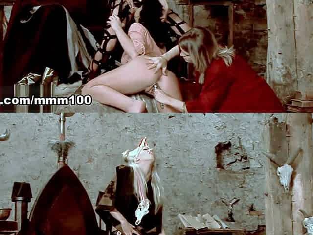 Medieval Lesbian Threesome with Boroka, Vanessa, and Radka - MMM100