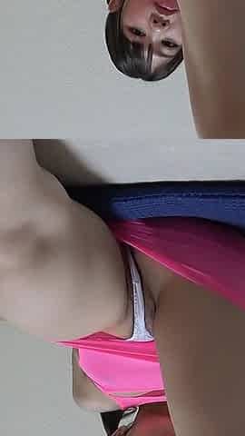 Girls Only Apartment in Japan Big Tits Girl's Sexy Mini Dress and Micro Thong Panty Wedgie Tease Exercise