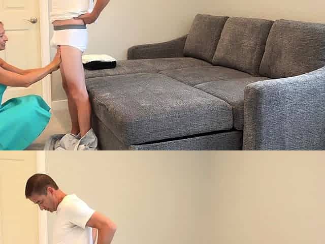 Big ass blonde banged doggystyle in POV fuck video