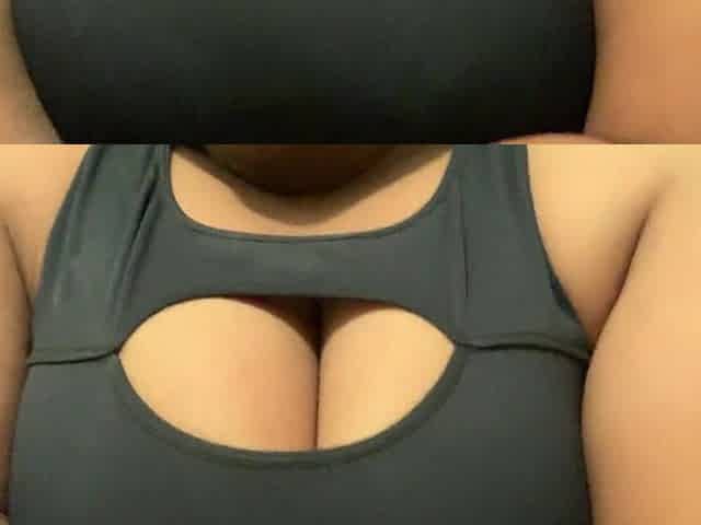big beautiful woman Tran tits peek