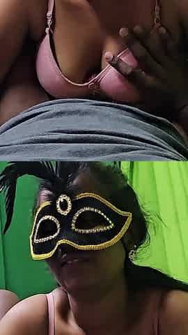 Tamil Wife Titty Fuck, Blowjob and Fuck with Her Husband Friend