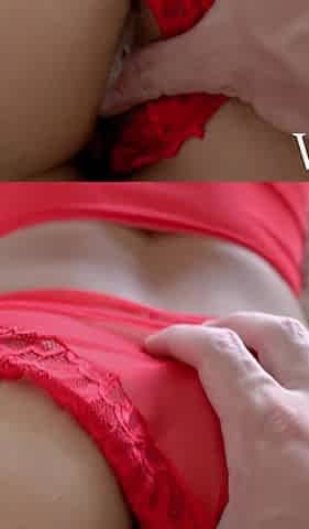 My Stepfather Surprises Me From Behind - My Pussy Hurts!