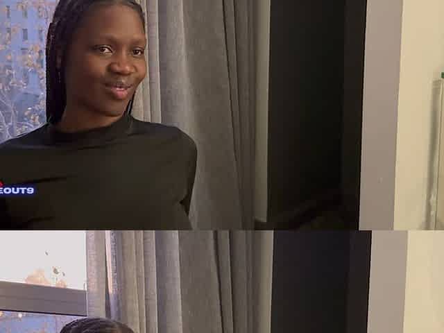 Ebony Teen Loses a Bet with Her Step Father