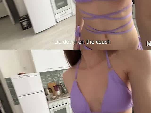 Gal In Swimsuit Gets Concupiscent In The Car And Then Gets An Climax From My Jock - MIRARI