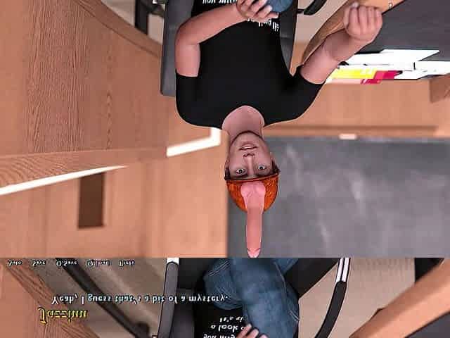 BEING A DIK #27 - Tugjob in the classroom with my teacher - Gameplay commented