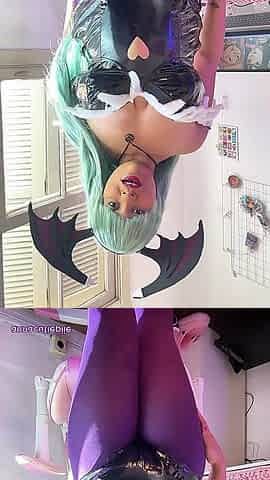 Morrigan Halloween Cosplay - Fart Domination and Ass Worship