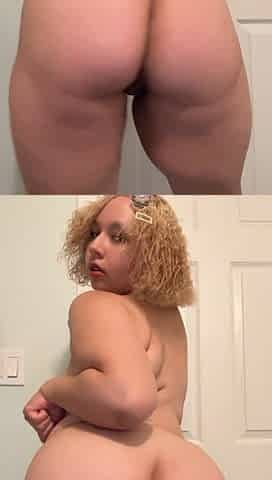 chubby white girl with a juicy ass - Hd