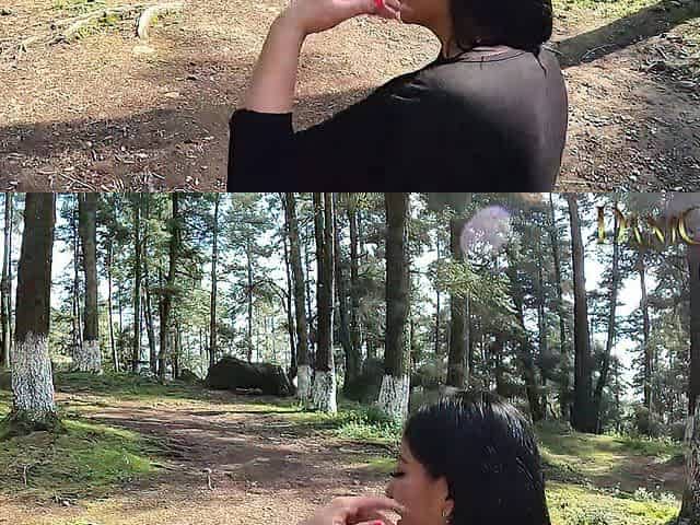 Conociendo una reserva natural termino follando con mi novia al aire libre/ teresa ferrer