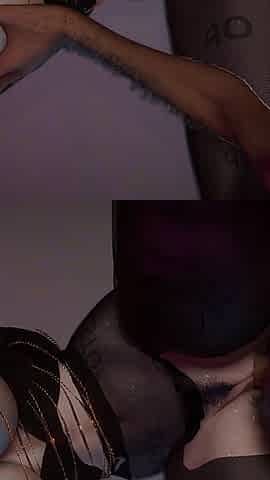 3D Big Boobs Slut Cheating with Old Big Cock