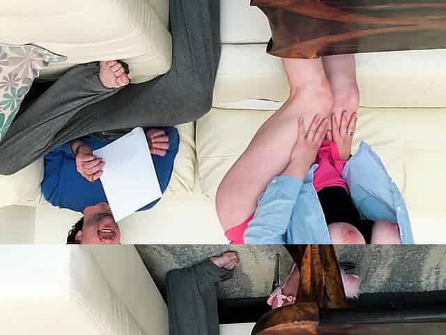 Stepmom helps study with ass and pussy