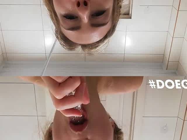 Alecia Fox Glows in Shower Solo with Blonde Russian Charm