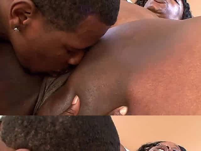 Biggest ebony BBWs get pounded by large ebony shlong