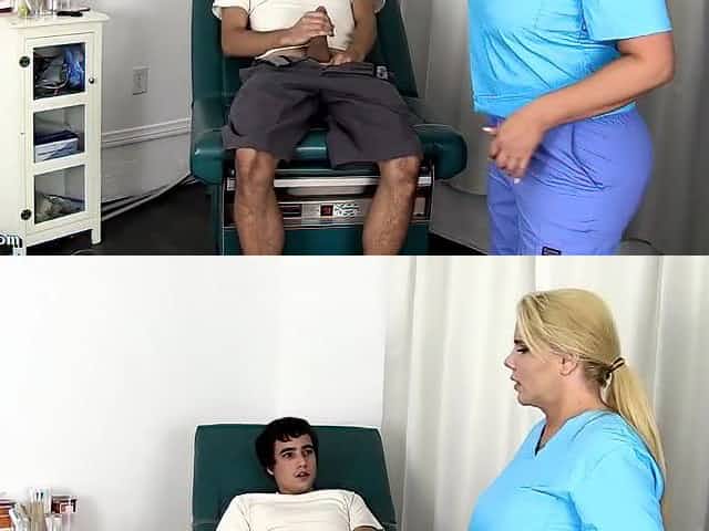 Karen Fisher - Hot School Nurse Cures Blue Balls