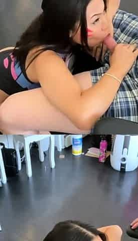 Amateur Asian Deepthroat Blowjob