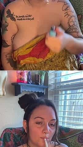 Chubby Smoker Masturbating
