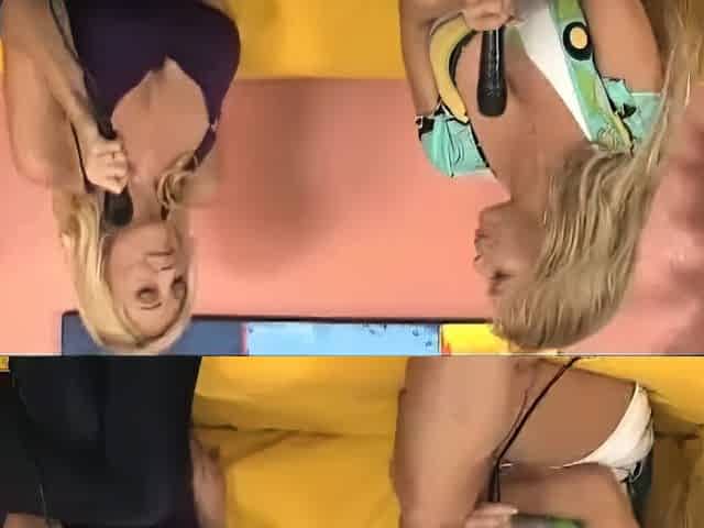 Busty pornstar Amber Bach is invited to Charlee Chase's