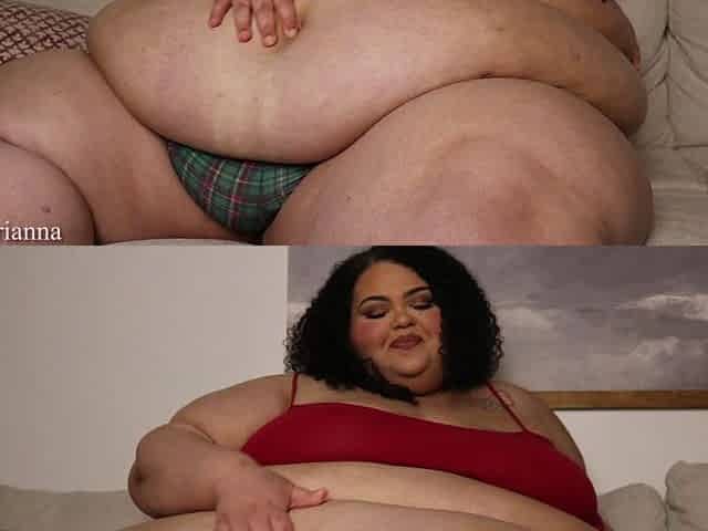 Ssbbw Brianna delivers intense sensual feeding passion with passionate curves