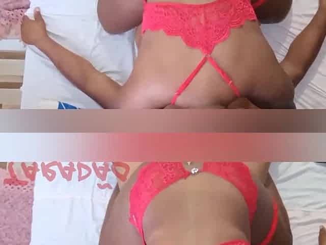 Nasty ebony beauty groaning deliciously on my dong (Fresh Year's Eve 2025)
