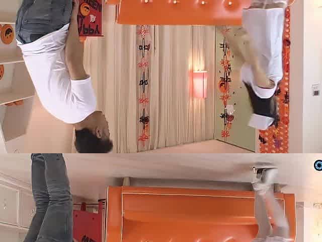 Hawt oriental nurse gets herself some yummy pleasures