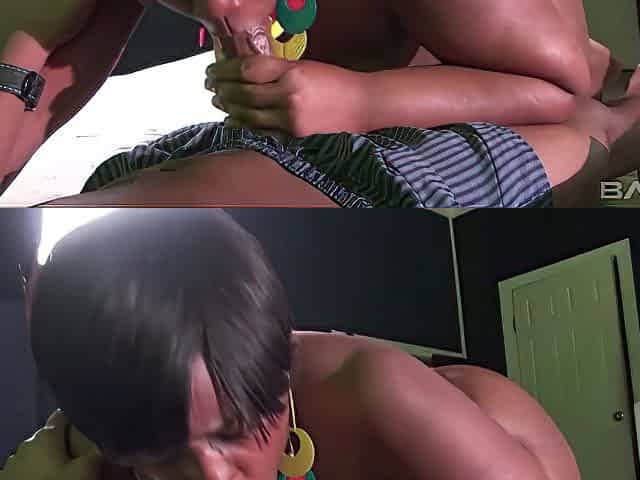 Mz. Thicksation Sexy Black Mature Gets Big Cock In Her Mouth Cunt & Asshole