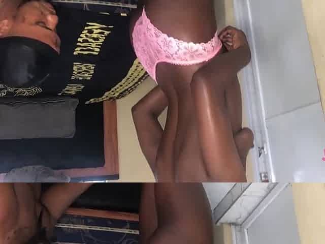OIL MY EBONY BUTT BOO AND SCREW