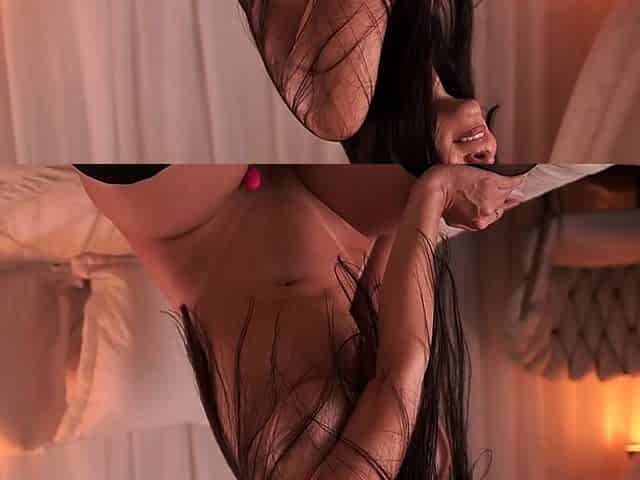 Sexy teen ebony solo toy masturbation