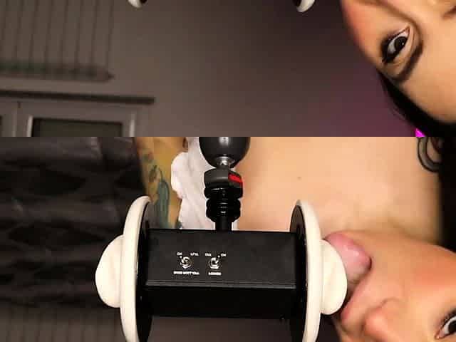 Ellie Alien ASMR Sensual Ear Licking Video